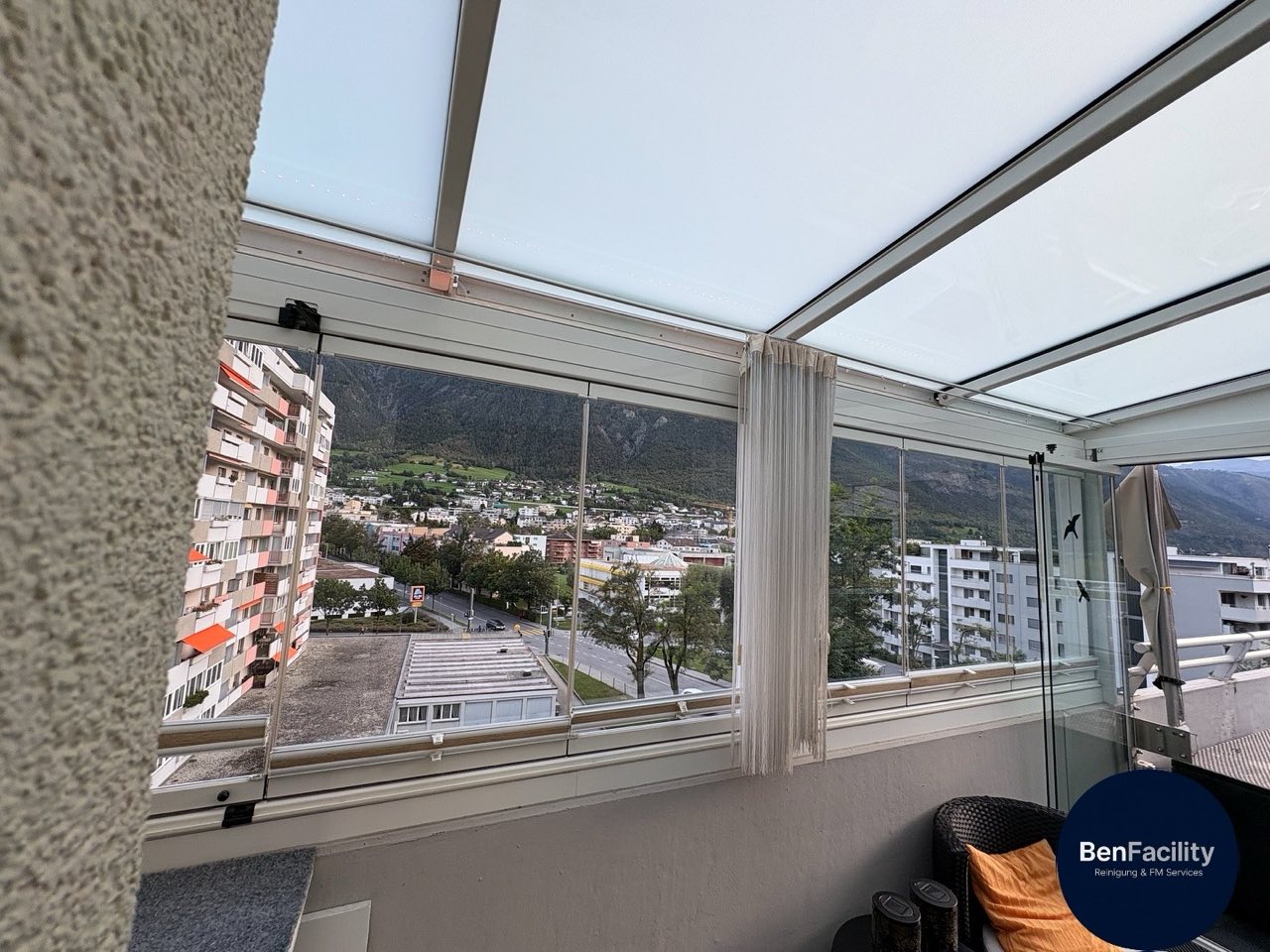 BenFacility Glasreinigung im Wallis
